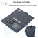 iPhone X / XS KLT888-2 Retro 2 in 1 Detachable Magnetic Horizontal Flip TPU + PU Leather Case with Holder & Card Slots & Photo Frame & Wallet - Dark Blue