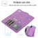 iPhone X / XS KLT888-2 Retro 2 in 1 Detachable Magnetic Horizontal Flip TPU + PU Leather Case with Holder & Card Slots & Photo Frame & Wallet - Purple