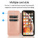 iPhone X / XS Knight Magnetic Suction Leather Phone Case - Rose Gold