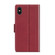 iPhone X / XS LC.IMEEKE Magnetic Buckle PU + TPU Horizontal Flip Leather Case with Holder & Card Slots & Wallet - Red