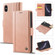 iPhone X / XS LC.IMEEKE Magnetic Buckle PU + TPU Horizontal Flip Leather Case with Holder & Card Slots & Wallet - Rose Gold