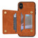 iPhone X / XS Line Card Holder Phone Case - Brown