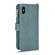 iPhone X / XS Litchi Texture Zipper Leather Phone Case - Green