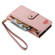 iPhone X / XS Love Zipper Lanyard Leather Phone Case - Pink