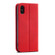 iPhone X / XS Magnetic Dual-fold Leather Case - Red