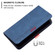iPhone X / XS Magnetic RFID Blocking Anti-Theft Leather Case with Holder & Card Slots & Wallet - Blue