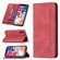 iPhone X / XS Magnetic RFID Blocking Anti-Theft Leather Case with Holder & Card Slots & Wallet - Red