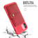 iPhone X / XS Magnetic Wallet Card Bag Leather Case - Red