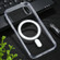 iPhone X / XS Magsafe Case Simple Magnetic Ring All-inclusive Clear Crystal Acrylic PC +TPU Shockproof Case - Transparent