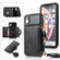 iPhone X / XS Multi-functional Cross-body Card Bag TPU+PU Back Cover Case with Holder & Card Slot & Wallet - Black