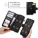 iPhone X / XS Multifunctional Retro Detachable Magnetic Horizontal Flip Leather Case with Card Slots & Holder & Wallet & Photo Frame - Black