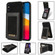 iPhone X / XS N.BEKUS Vertical Flip Card Slot RFID Phone Case - Black
