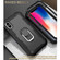 iPhone X / XS PC + Rubber 3-layers Shockproof Protective Case with Rotating Holder - Black