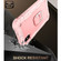 iPhone X / XS PC + Rubber 3-layers Shockproof Protective Case with Rotating Holder - Rose Gold