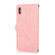 iPhone X / XS PU + TPU Horizontal Flip Leather Case with Holder & Card Slot & Wallet & Lanyard - Pink