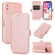 iPhone X / XS Push Window Double Buckle PU + Silicone Horizontal Flip Leather Case with Holder & Card Slot - Rose Gold
