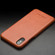 iPhone X / XS QIALINO Shockproof Cowhide Leather Protective Case - Coffee