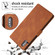 iPhone X / XS Retro Magnetic Closing Clasp Horizontal Flip Leather Case with Holder & Card Slots & Photo Frame & Wallet - Brown