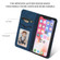 iPhone X / XS Retro Skin Feel Business Magnetic Horizontal Flip Leather Case - Navy Blue