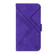 iPhone X / XS RFID Geometric Line Flip Leather Phone Case - Purple