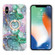 iPhone X / XS Ring Holder 2.0mm Airbag TPU Phone Case - Ink Green Marble