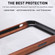 iPhone X / XS R-JUST Metal + Wood Frame Protective Case