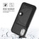 iPhone X / XS Shockproof Leather Phone Case with Card Holder - Black