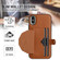 iPhone X / XS Shockproof Leather Phone Case with Card Holder - Brown