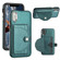 iPhone X / XS Shockproof Leather Phone Case with Card Holder - Green