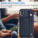 iPhone X / XS Shockproof Leather Phone Case with Wrist Strap - Blue