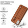 iPhone X / XS Shockproof Leather Phone Case with Wrist Strap - Brown