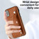 iPhone X / XS Shockproof Leather Phone Case with Wrist Strap - Brown