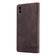 iPhone X / XS Skin Feel Anti-theft Brush Horizontal Flip Leather Case with Holder & Card Slots & Wallet - Brown