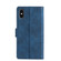 iPhone X / XS Skin Feel Crocodile Texture Magnetic Clasp Horizontal Flip PU Leather Case with Holder & Card Slots & Wallet - Blue