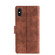 iPhone X / XS Skin Feel Crocodile Texture Magnetic Clasp Horizontal Flip PU Leather Case with Holder & Card Slots & Wallet - Brown