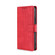 iPhone X / XS Skin Feel Crocodile Texture Magnetic Clasp Horizontal Flip PU Leather Case with Holder & Card Slots & Wallet - Red