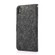 iPhone X / XS Skin Feel Embossed Sunflower Horizontal Flip Leather Case with Holder & Card Slots & Wallet & Lanyard - Black