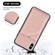 iPhone X / XS Skin Feel PU + TPU + PC Back Cover Shockproof Case with Card Slots & Holder & Photo Frame - Rose Gold