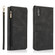 iPhone X / XS Skin-feel Crazy Horse Texture Zipper Wallet Bag Horizontal Flip Leather Case with Holder & Card Slots & Wallet & Lanyard - Black