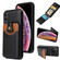 iPhone X / XS Soft Skin Leather Wallet Bag Phone Case - Black