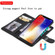 iPhone X / XS Solid Color Horizontal Flip Protective Case with Holder & Card Slots & Wallet & Photo Frame & Lanyard - Black