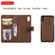 iPhone X / XS Solid Color Horizontal Flip Protective Case with Holder & Card Slots & Wallet & Photo Frame & Lanyard - Brown