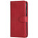 iPhone X / XS Solid Color Horizontal Flip Protective Case with Holder & Card Slots & Wallet & Photo Frame & Lanyard - Red