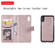 iPhone X / XS Solid Color Horizontal Flip Protective Case with Holder & Card Slots & Wallet & Photo Frame & Lanyard - Rose Gold