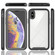 iPhone X / XS Starry Sky Solid Color Series Shockproof PC + TPU Case with PET Film - Black