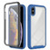 iPhone X / XS Starry Sky Solid Color Series Shockproof PC + TPU Case with PET Film - Royal Blue