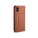 iPhone X / XS Strong Magnetism Shockproof Horizontal Flip Liquid Feel Leather Case with Holder & Card Slots & Wallet - Brown