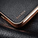 iPhone X / XS SULADA Litchi Texture Leather Electroplated Shckproof Protective Case - Brown