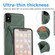 iPhone X / XS Ultra-thin Shockproof Protective Case with Holder & Metal Magnetic Function - Green