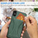 iPhone X / XS Ultra-thin Shockproof Protective Case with Holder & Metal Magnetic Function - Green
